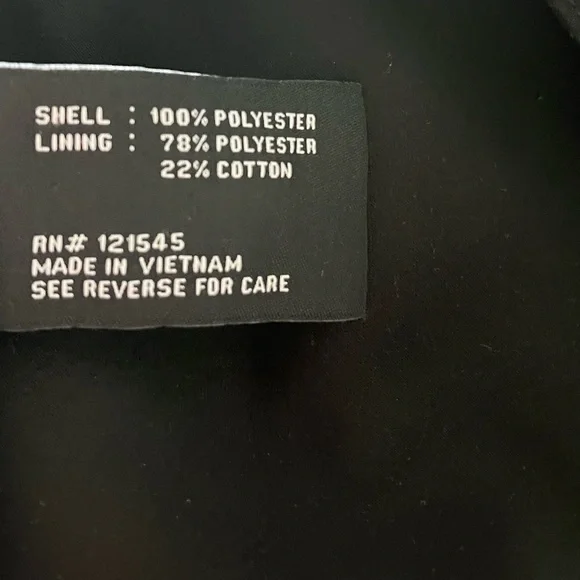 London Fog Black Hooded Women's Trench Coat Size XL - Picture 5 of 6